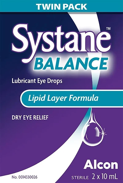Gouttes oculaires lubrifiantes SYSTANE(MD) Balance, gouttes pour la sécheresse oculaire,