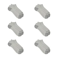 Fruit of the Loom Men's Dual Defense Low Cut Socks 6 Pairs, Men's Low Cut Socks 6 Pairs