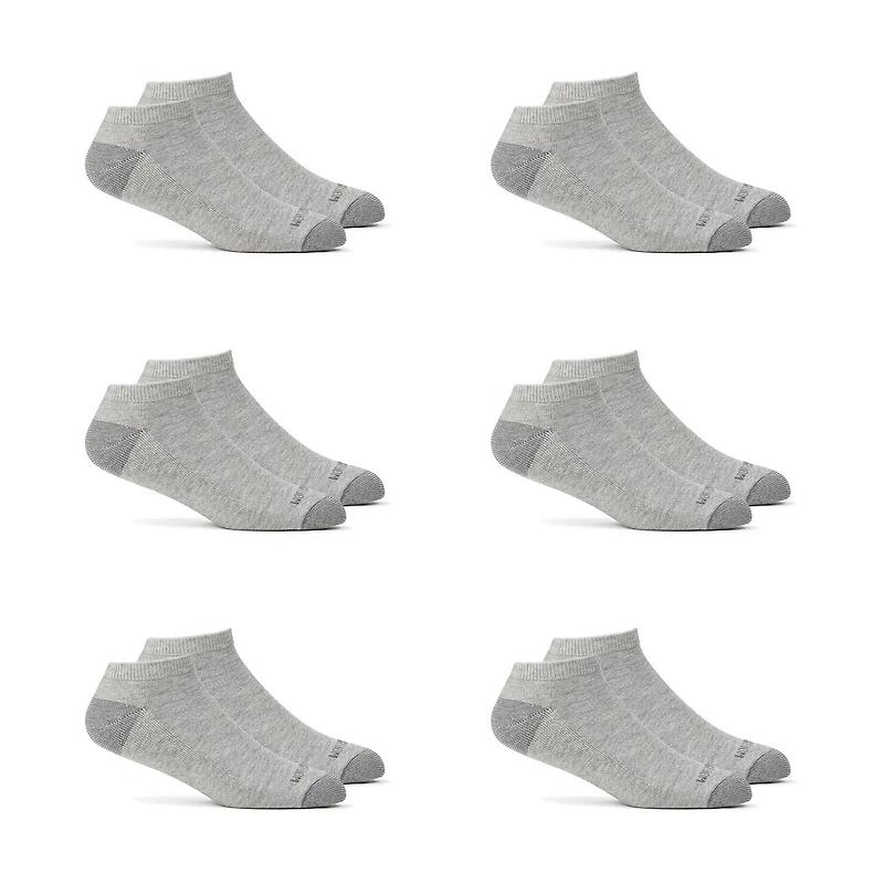 Fruit of the Loom Men's Dual Defense Low Cut Socks 6 Pairs, Men's Low Cut Socks 6 Pairs