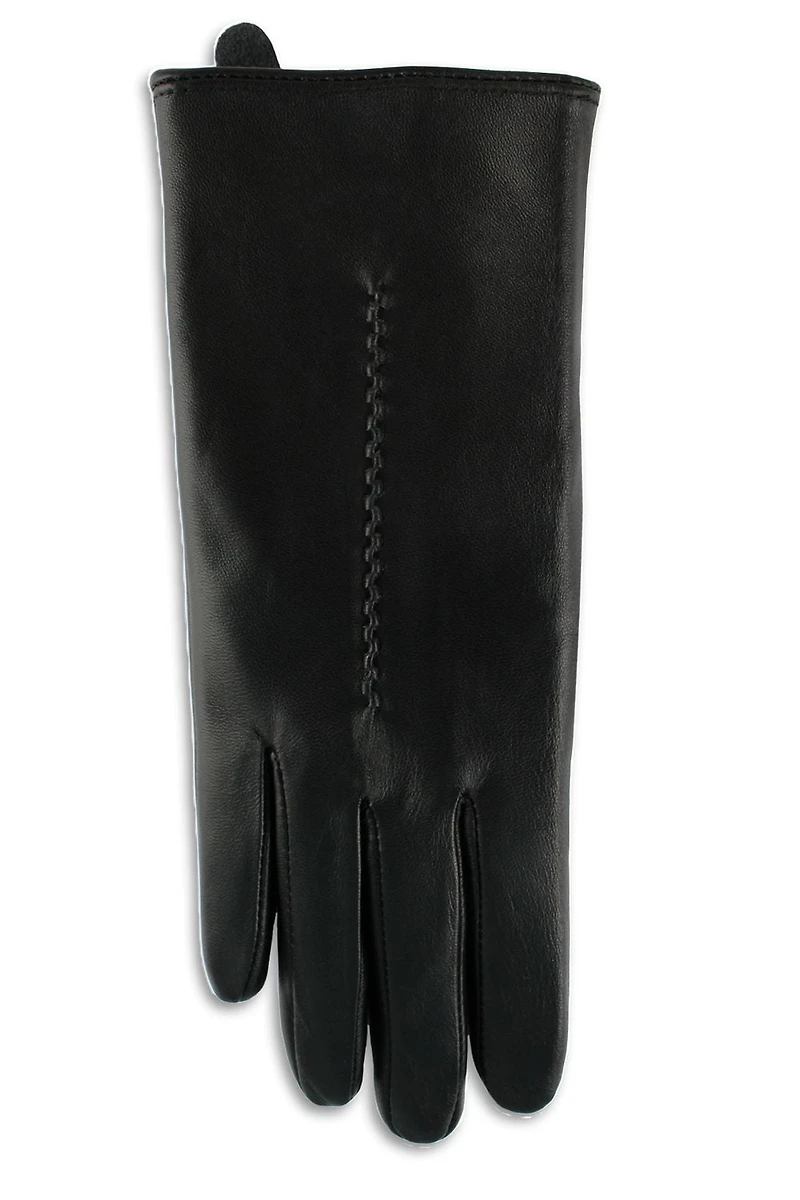 Hot Paws Gants en cuir véritable pour femmes