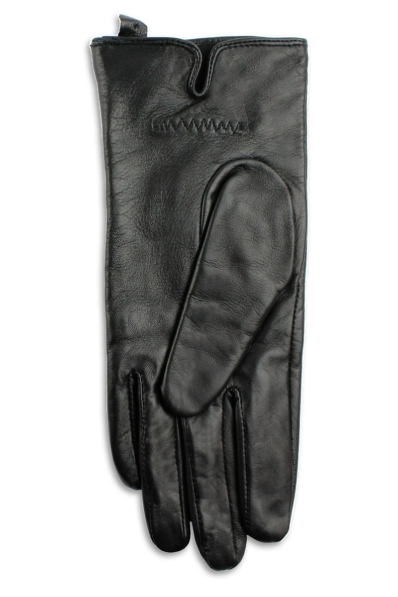 Hot Paws Gants en cuir véritable pour femmes