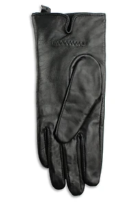 Hot Paws Gants en cuir véritable pour femmes