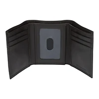 Portefeuille À Trois Volets Avec Embossage Et Marquage Au Laser