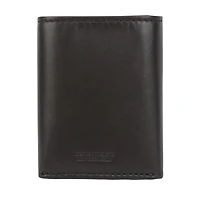 Portefeuille À Trois Volets Avec Embossage Et Marquage Au Laser