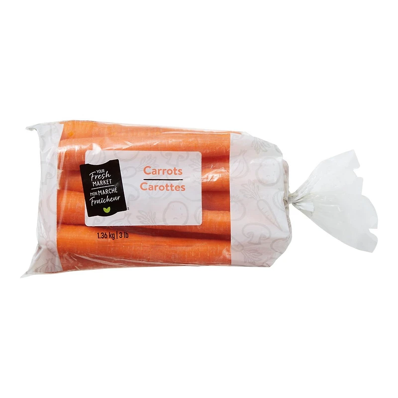 Carottes mon marché fraîcheur Sac de 3 lb
