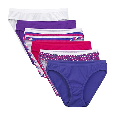 Culottes bikini en coton Fruit of the Loom pour femmes