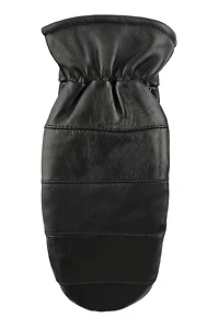 Hot Paws Mittaines en cuir véritable pour femmes