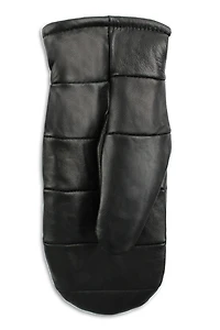 Hot Paws Mittaines en cuir véritable pour femmes