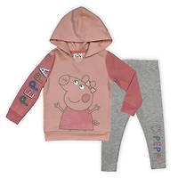 Peppa Pig Tenue 2 pièces pour petites filles.