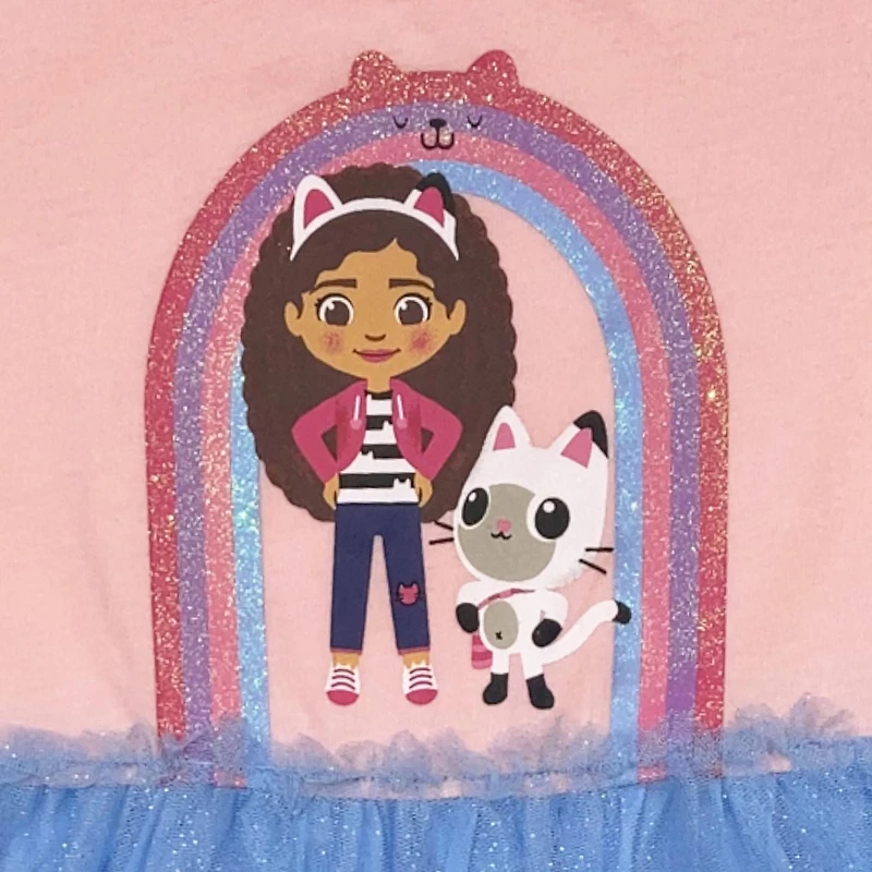 Gabby's Dollhouse Toddler Girl long sleeve Tutu Dresss