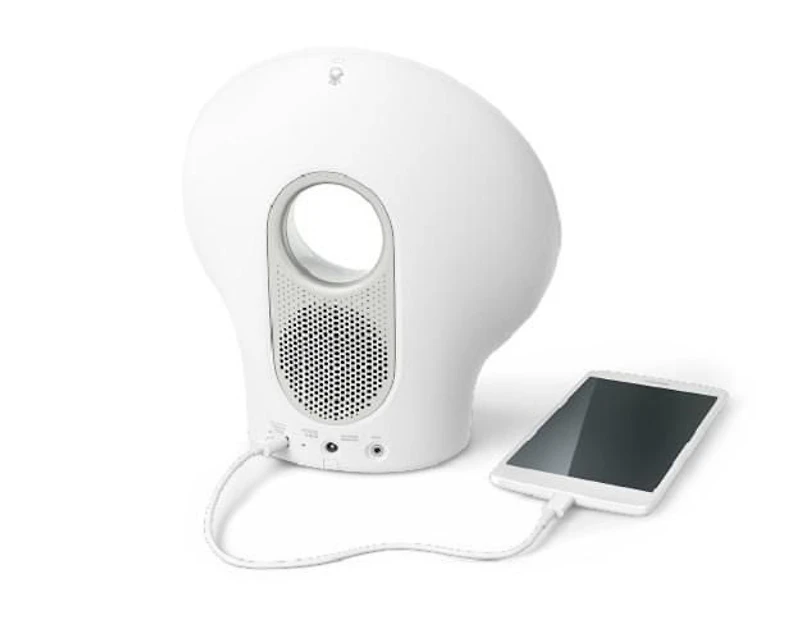 Philips Somneo Sunrise Wake Up and Sleep Therapy Light with Sunrise Alarm and Sunset Fading Night Light, White, HF3651/60