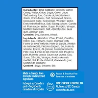 SUMM! Crispy Chicken Spring Rolls, 6 pieces spring rolls with 1 package of sauce, 350g