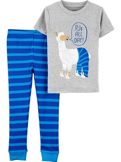 Child of Mine made by Carter's Toddler Boys' 2-piece Pajama - Llama