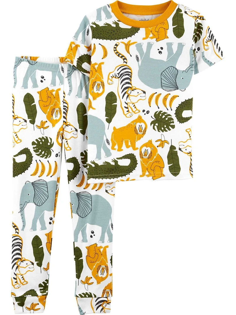 Pyjama 2 pièces pour bébé Coton Garcon Child of Mine made by Carter’s – Safari