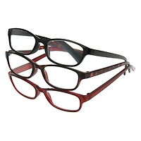 Equate Unisex Round Reader Glasses Value 3-Pack