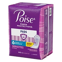 Serviettes d’incontinence Poise pour femmes, degré d’absorption 4, absorption moyenne