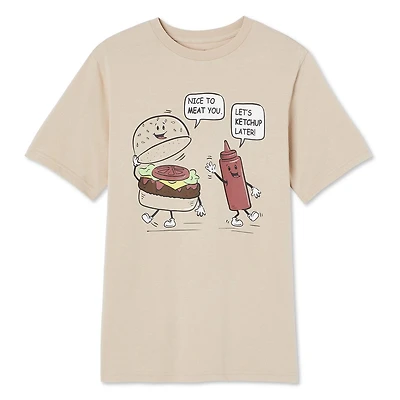 T-shirt avec imprimé graphique George pour garçons Tailles TP–TG