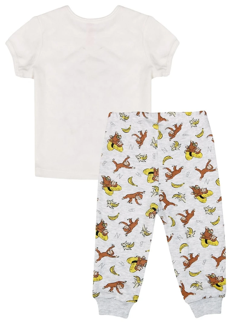 Pyjama deux pièces pour bébé de Curious George