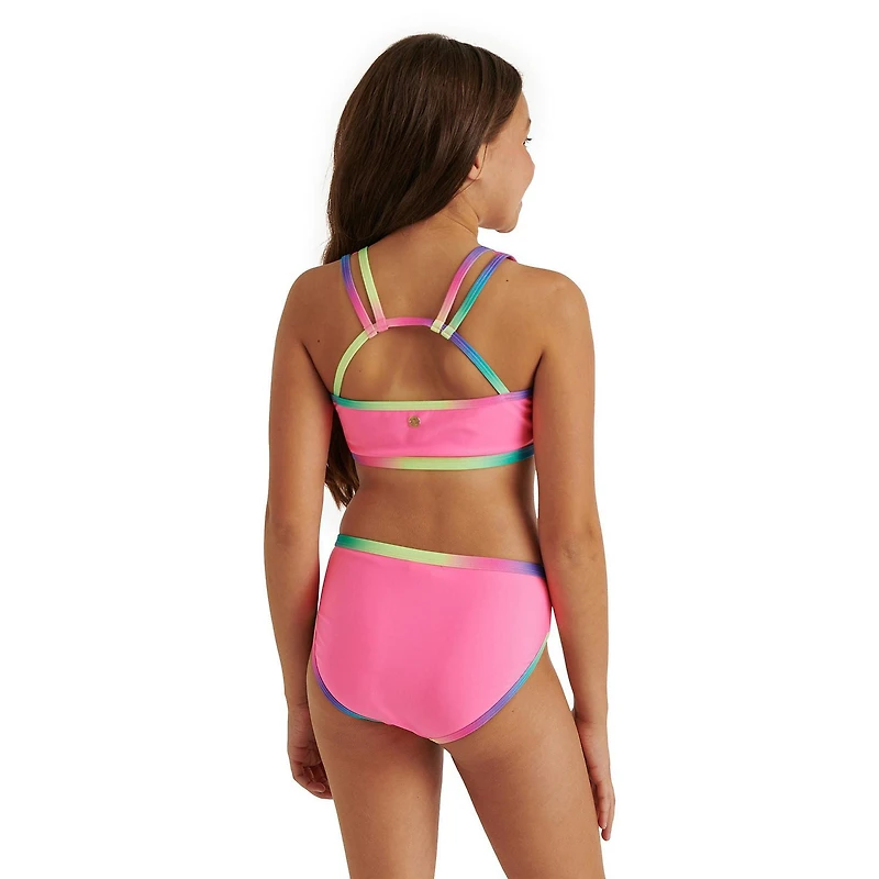 Justice Girls' Two Piece Bandeau Bikini Set