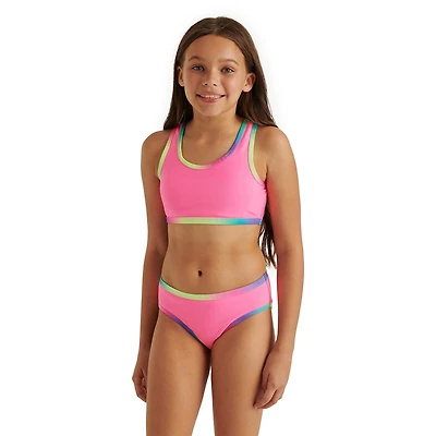 Justice Girls' Two Piece Bandeau Bikini Set