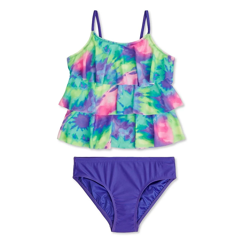 Justice Girls' Two Piece Cupcake Tankini Set