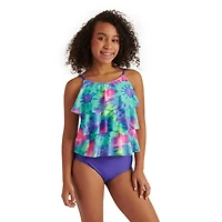 Justice Girls' Two Piece Cupcake Tankini Set