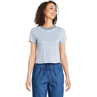 T-shirt raccourci George pour femmes