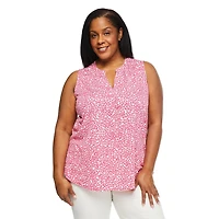 Iyla Women's Plus Crinkle Top