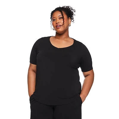Lane Bryant Women's Plus V-Neck T-Shirt