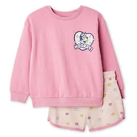 Ensemble 2 pièces avec coton ouaté Bluey pour petites filles