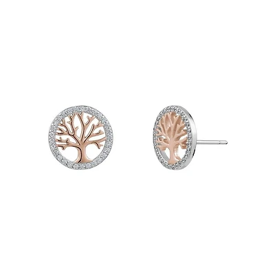 Charisma Sterling Silver Tree of Life Earrings