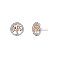 Charisma Sterling Silver Tree of Life Earrings