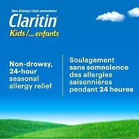 Claritin Kids Rapid Dissolve Allergy Medicine - 24 Hour Non-Drowsy Kids Allergy Medication, Antihistamines For Kids, Fast Allergy Relief Of Itchy, Watery, Red Eyes, Sneezing, Runny Nose, 10 Rapid Dissolve Tablets