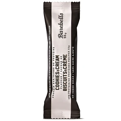 BAREBELLS BISCUITS ET CRÈME BARRE PROTÉINÉE 1 X 55 G DE POIDS