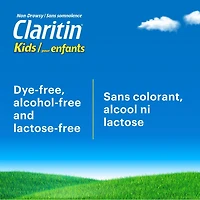 Claritin Kids Syrup Allergy Medicine - 24 Hour Non-Drowsy Kids Allergy Medication, Antihistamines For Kids, Fast Allergy Relief Of Itchy Watery Eyes, Sneezing, Runny Nose, Itchy Skin and Hives, 120 mL