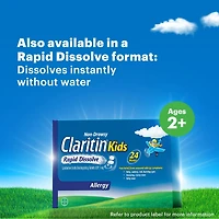 Claritin Kids Syrup Allergy Medicine - 24 Hour Non-Drowsy Kids Allergy Medication, Antihistamines For Kids, Fast Allergy Relief Of Itchy Watery Eyes, Sneezing, Runny Nose, Itchy Skin and Hives, 120 mL