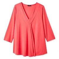 Haut à plis Lane Bryant Plus pour femmes