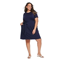 Robe à ceinture nouée Lane Bryant Plus pour femmes