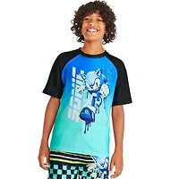 Sonic The Hedgehog Boys' Rashguard