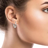 Charisma Sterling Silver Hoops