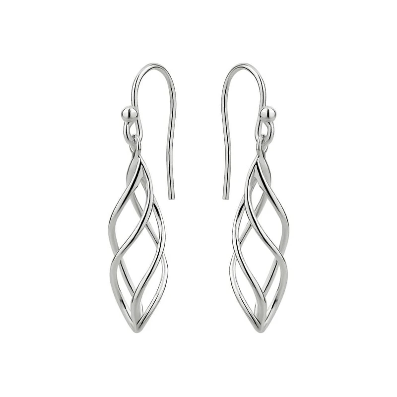 Charisma boucles d'oreilles pendantes en argent sterling