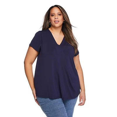 Haut plissé Lane Bryant Plus pour femmes