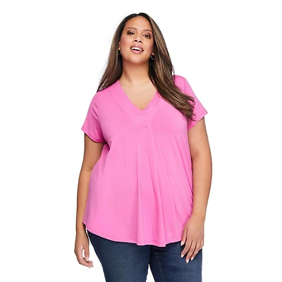 Lane Bryant Women's Plus Pleated Top