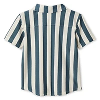 George Toddler Boys' Striped Button-Up Shirt