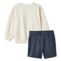 Ensemble 2 pièces avec coton ouaté George pour petits garçons