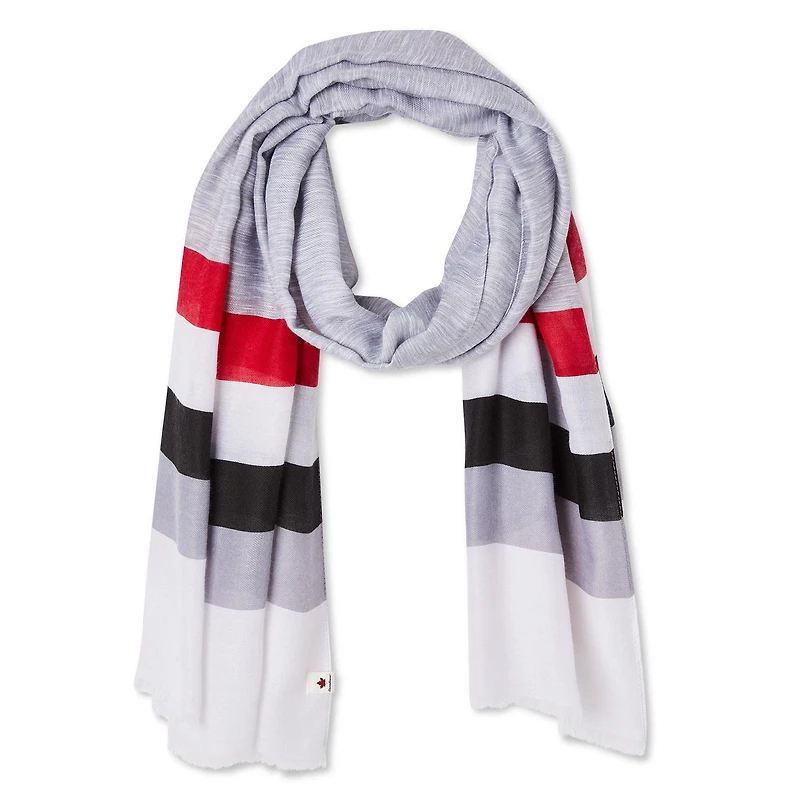 Canadiana Women's Striped Scarf