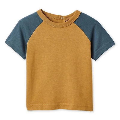 T-shirt raglan à blocs de couleurs George pour bébés garçons