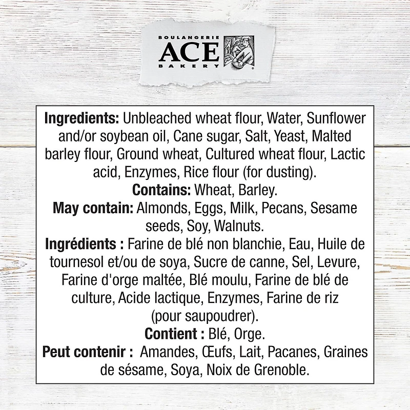 ACE Bakery® Bocata Ronda Italian Artisan Rolls, 8 pieces, 640 g total