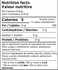 PUR Gum Sugar Free Chewing Gum with Xylitol - Natural Peppermint Flavour - 55 Pieces (Pack of 1), 55 Piece per Gum Bag