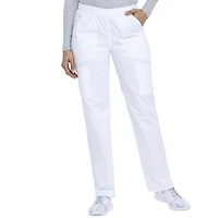 Scrubstar Women's Core Essentials Stretch Poplin Pull-On Scrub Pant